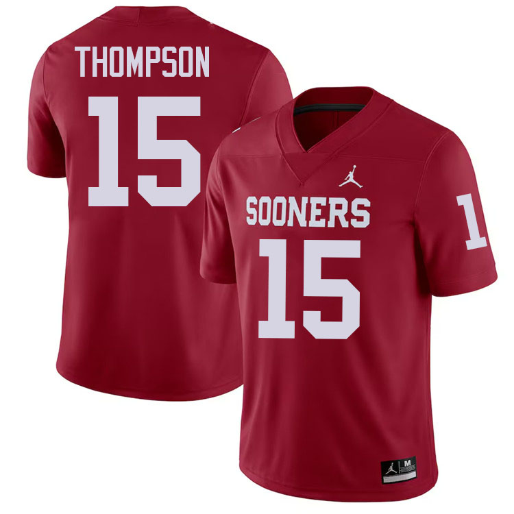 Brenen Thompson Oklahoma Sooners Jersey,Oklahoma Sooners Football Uniforms,Jersey-Crimson